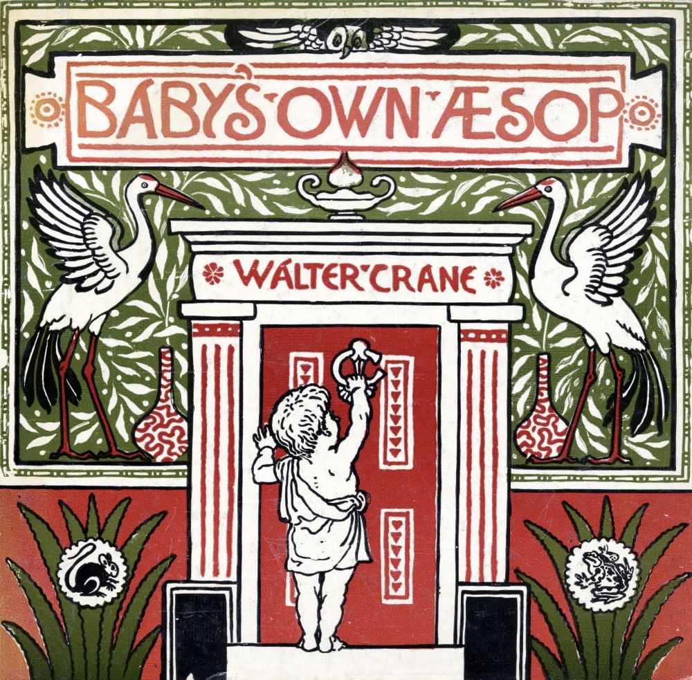 Posterazzi DPI1855441 Front Cover From The Book Babys Own Aesop by Walter Crane Published C1920 Poster Print&#44; 14 x 14