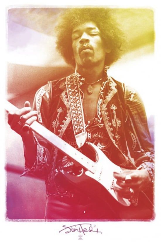 Jimi Hendrix - Legendary Poster Print&#44; 36 x 24