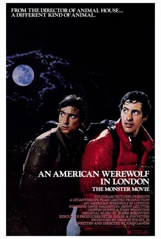 Pop Culture Graphics MOVAF3396 An American Werewolf in London Movie Poster Print, 27 x 40