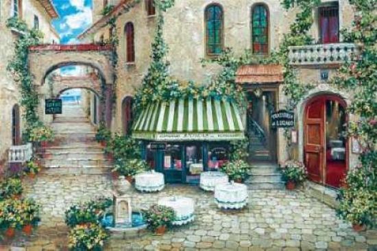 Classic Collections PDXCC2700LARGE Trattoria Di Lugano Poster Print by Roger Duvall&#44; 24 x 36 - Large