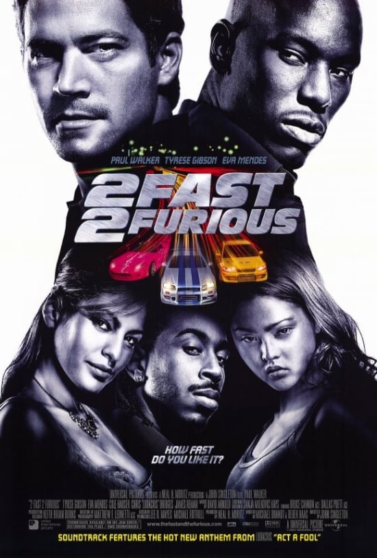 Pop Culture Graphics MOVIG6805 2 Fast 2 Furious Movie Poster Print&#44; 27 x 40