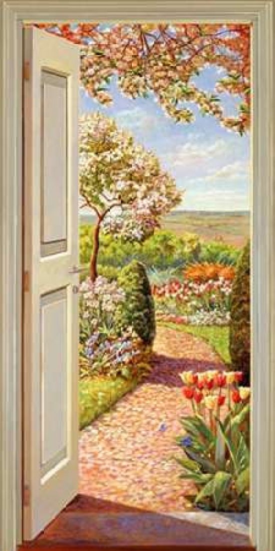 Selected Artworks PDX2ADM2373LARGE Sul Giardino Poster Print by Andrea Del Missier&#44; 24 x 48 - Large