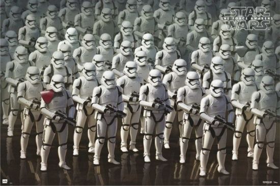 Erik Posters XPE160372 Star Wars The Force Awakens Stormtroopers Poster Print&#44; 24 x 36