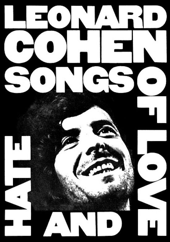 Poster Import XPS1387 Leonard Cohen Love Hate Love & Hate Poster Print&#44; 24 x 36