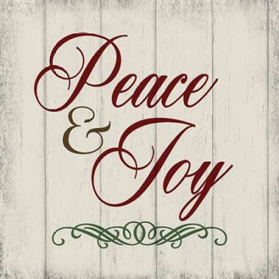 Roaring Brook Art PDXRB9677HASMALL Christmas Peace II Poster Print by Hartworks&#44; 12 x 12 - Small