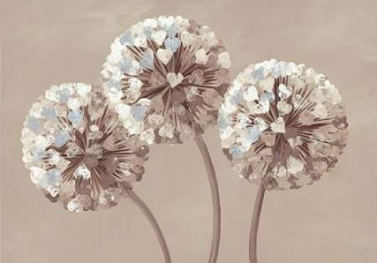 May Licensing PDX2544SMALL Chocolate Allium Hearts Poster Print by Kaye Lake&#44; 10 x 14 - Small