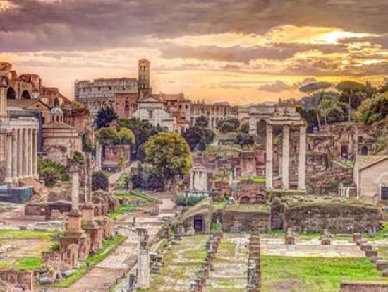 Assaf Frank Photography PDXAF20141111567X2LARGE Ruins of The Roman Forum Rome Italy Poster Print by Assaf Frank&#44; 18 x 24 - Large