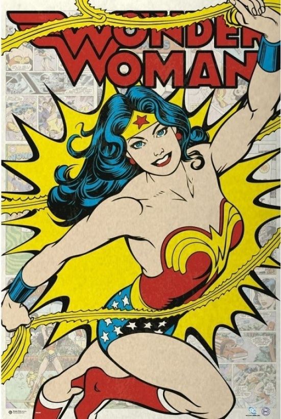 Erik Posters XPE160354 Dc Comics Wonder Woman Poster Print&#44; 24 x 36