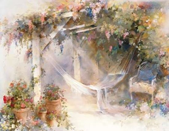Sjartin Art PDXWHLE59LARGE Patio Poster Print by Willem Haenraets&#44; 22 x 28 - Large