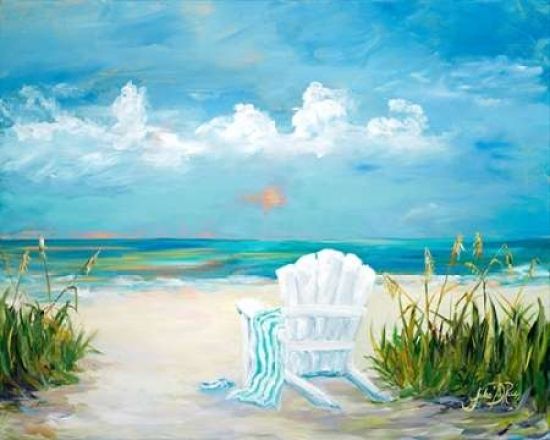 Sun Dance Graphics PDX9703LARGE Beach Scene II Poster Print by Julie Derice&#44; 24 x 30 - Large