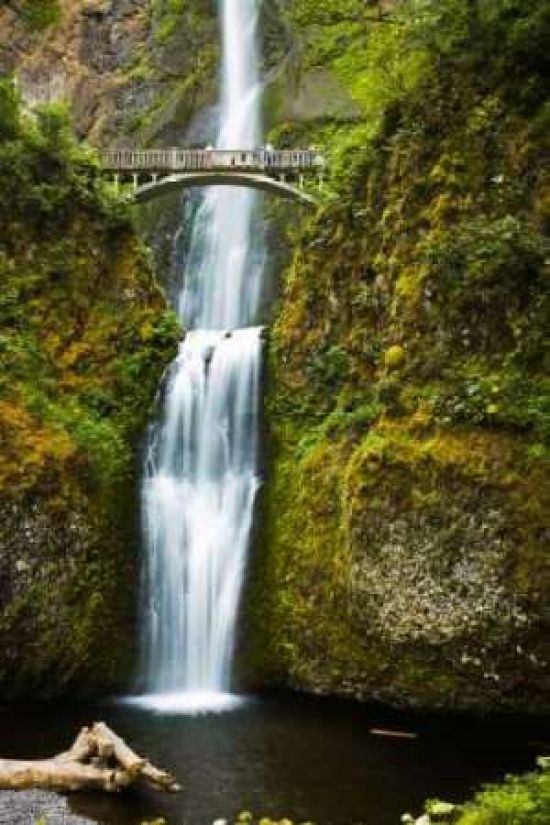 Gango Editions PDXPSSFK144LARGE Multnomah Falls I Poster Print by Bob Stefko&#44; 24 x 36 - Large