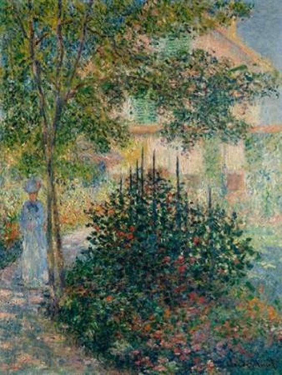 Selected Artworks PDX3CM2174LARGE In The Garden At Argenteuil Poster Print by Claude Monet&#44; 22 x 28 - Large