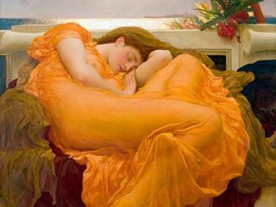 Selected Artworks PDX3LG733SMALL Flaming June Poster Print by Frederic Leighton&#44; 11 x 14 - Small