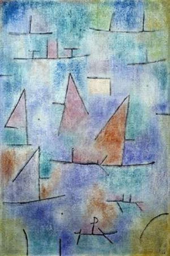 Selected Artworks PDX3PK1030SMALL Port Et Voiliers Poster Print by Paul Klee&#44; 10 x 14 - Small
