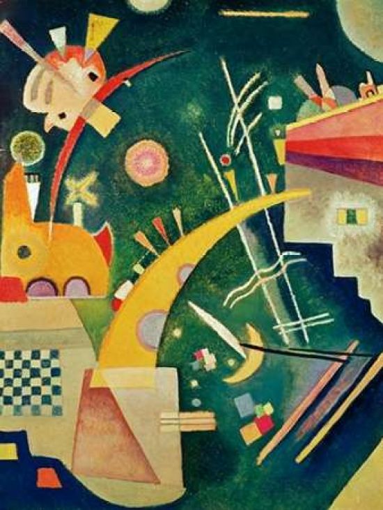 Selected Artworks PDX3WK3001SMALL Hornform Poster Print by Wassily Kandinsky&#44; 11 x 14 - Small