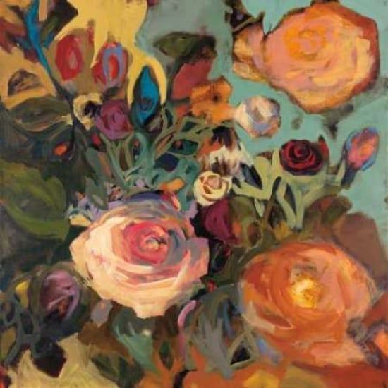 Capital Winn Devon PDXHJP109LARGE Rose Garden II Poster Print by Jennifer Harwood&#44; 24 x 24 - Large