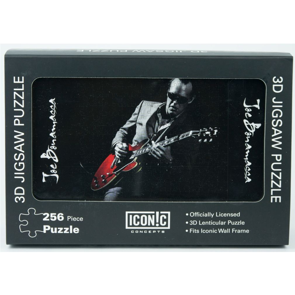 Rockline ICC-2M-B08-5035 252 Piece Joe Bonamassa Red Guitar Adult 3D Puzzle&#44; Unisex