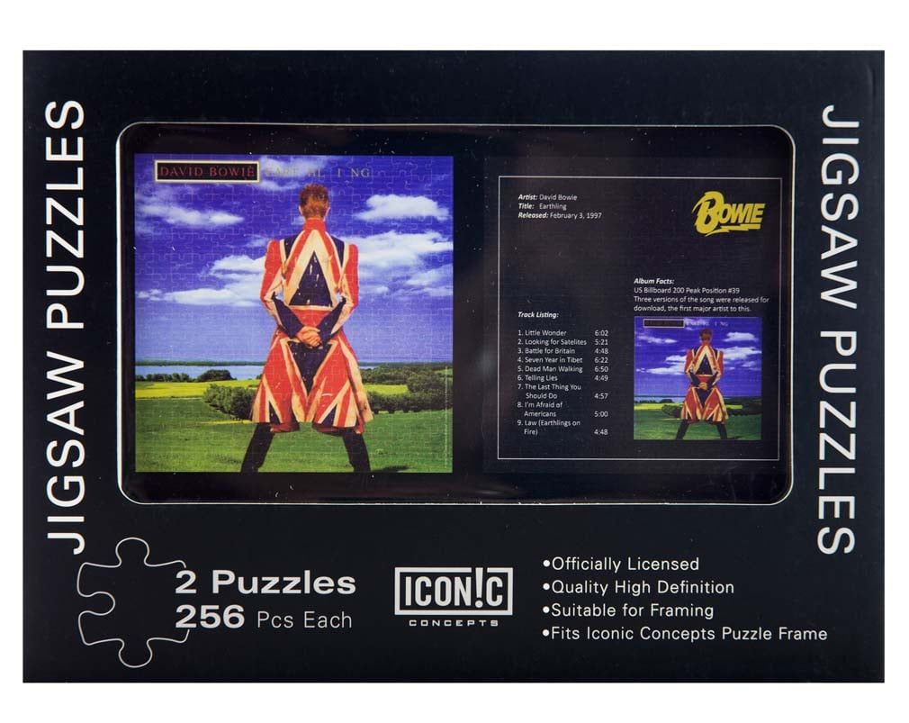 Rockline ICC-2M-D01-5001 David Bowie Earthling Dual Puzzle&#44; Unisex - Pack of 2