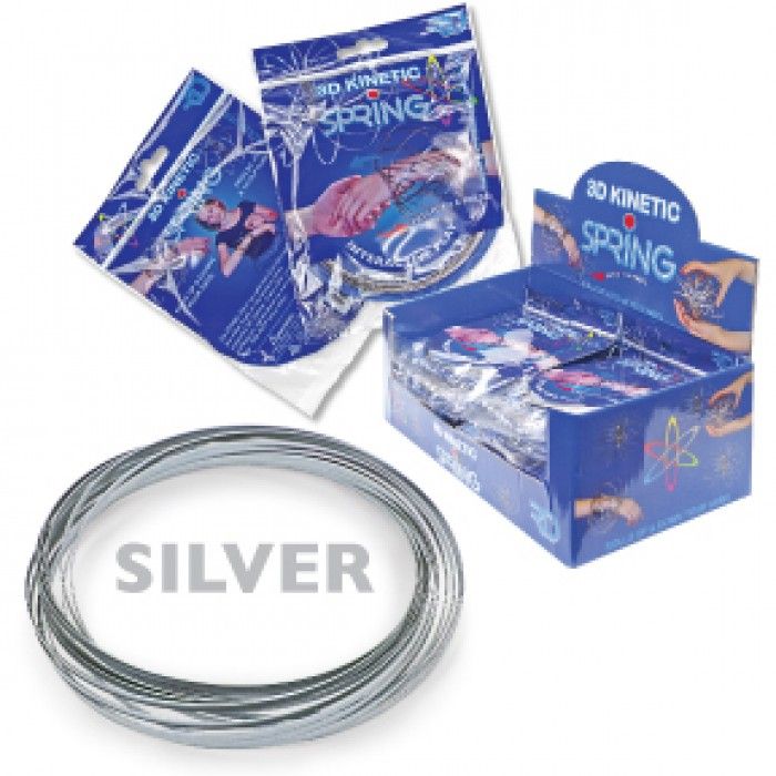 Royal Deluxe RN41400 Kinetic Slinky Spring&#44; Silver