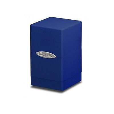 Ultra Pro International UP84175 Satin Tower Deck Boxes&#44; Blue