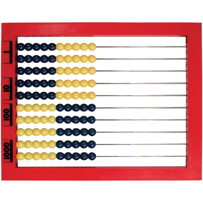 Learning Resources LRNLER4335 2-Color Desktop Abacus