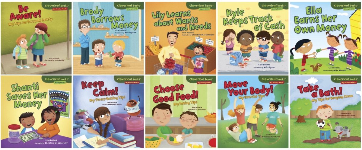School Specialty 1496880 Cloverleaf Good Habits Books - Set of 10