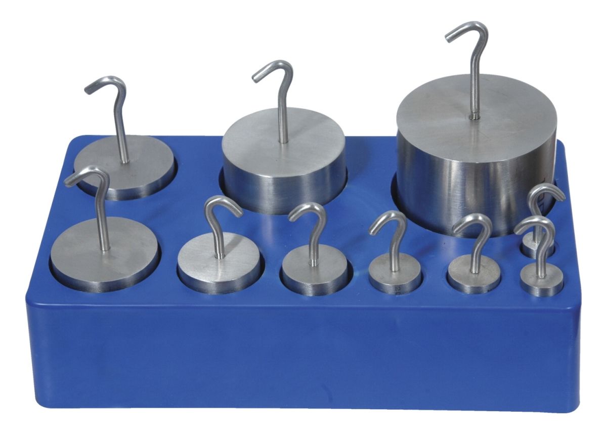 Frey Scientific 1488751 Hooked Weight Set&#44; Stainless Steel - Set of 9