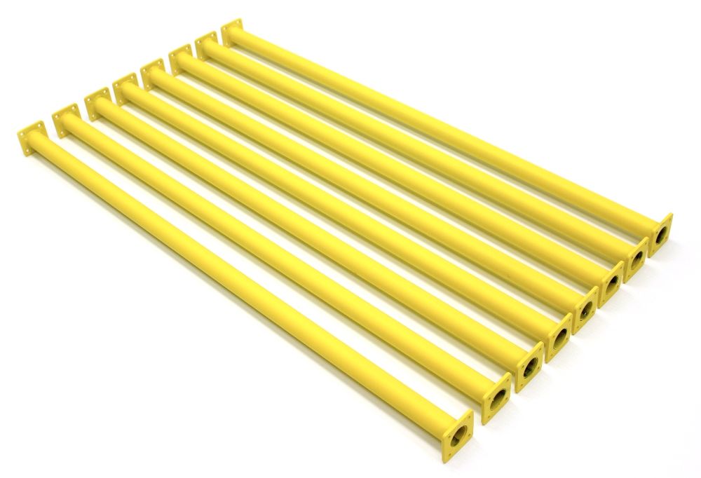 Eastern Jungle Gym mbrung418P 41 in. Ladder Rung&#44; Yellow - Pack of 8