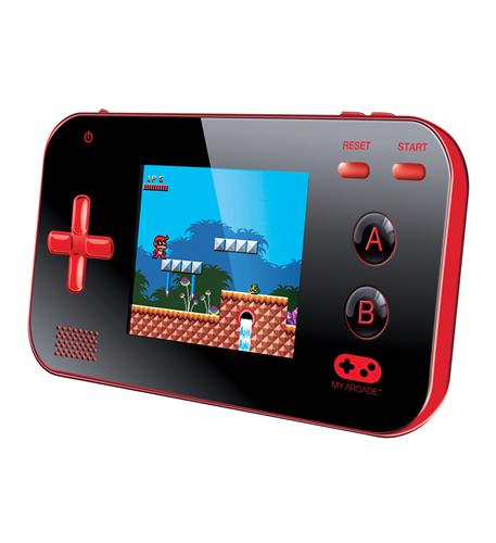 Teledynamics DG-DGUN-2889 My Arcade Portable with 220 Games - Red & Black