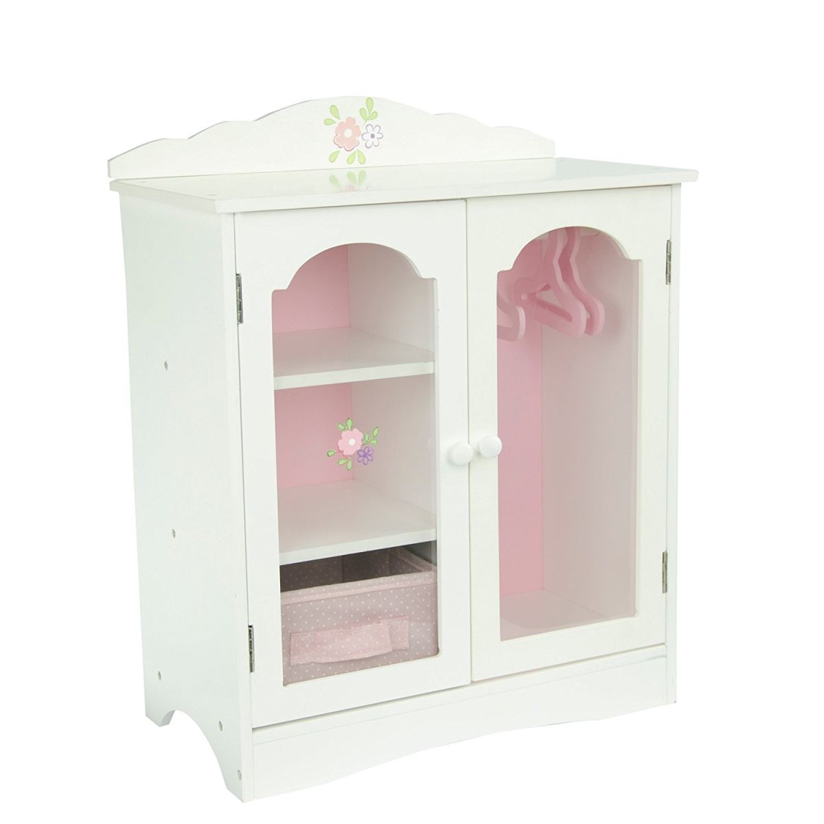 Teamson Design Corp TD-0210A Little Princess Doll Furniture - Fancy Closet With 3 Hangers&#44; 18 in.
