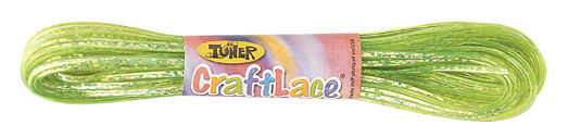 CraftLace Hank Lemon Lime with Silver - 9 yds - Pack of 24