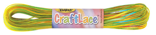 CraftLace Hank Lemonlime with Dark - 9 yds - Pack of 24