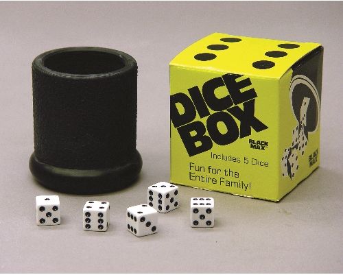 Distributed D21 Black Max Dice Cup