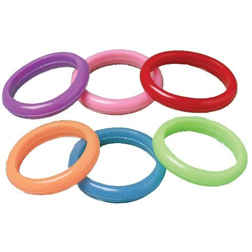 USToy 328X16 Mini Neon Rings&#44; 16 Per Pack - Pack of 144