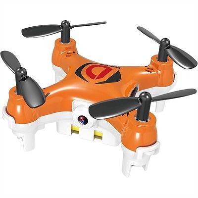 Worryfree Gadgets MiniDrone-ORG Mini Drone Mirage with Camera Quadcopter&#44; Orange