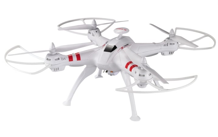 Worryfree Gadgets Drone-X15W-WHT RC Quadcopter with WiFi Live Camera&#44; White