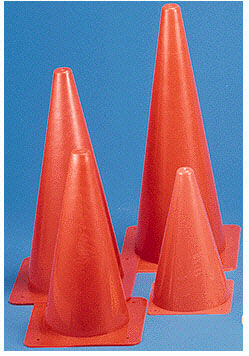 DICK MARTIN SPORTS MASSC15 SAFETY CONE 15 INCH-WITH BASE