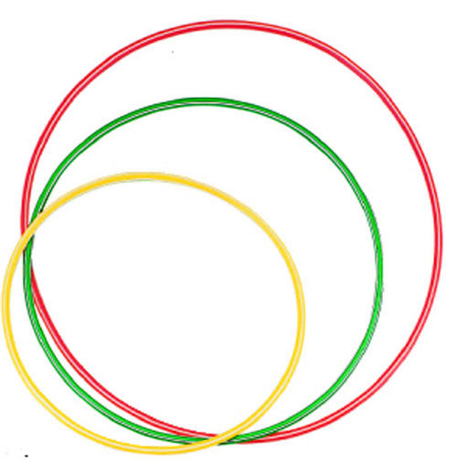 DICK MARTIN SPORTS MASH2412 PLASTIC HOOP 24 12-PK
