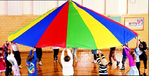 DICK MARTIN SPORTS MASP6 PARACHUTE 6 DIAMETER-8 HANDLES