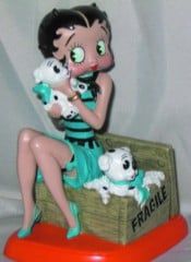 Precious Kids 35005 4.5   Betty Boop Resin Figure with pudgies