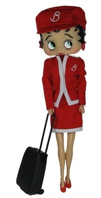 Precious Kids 31133 Flight Attendance Betty Boop Fashion Doll