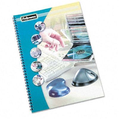 Fellowes 52541 Wire Bindings  3/8   80-Sheet Capacity  Black  25 per Pack