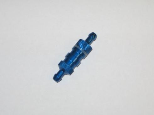 Blue Aluminum Fuel Filter - For All  Vehicles