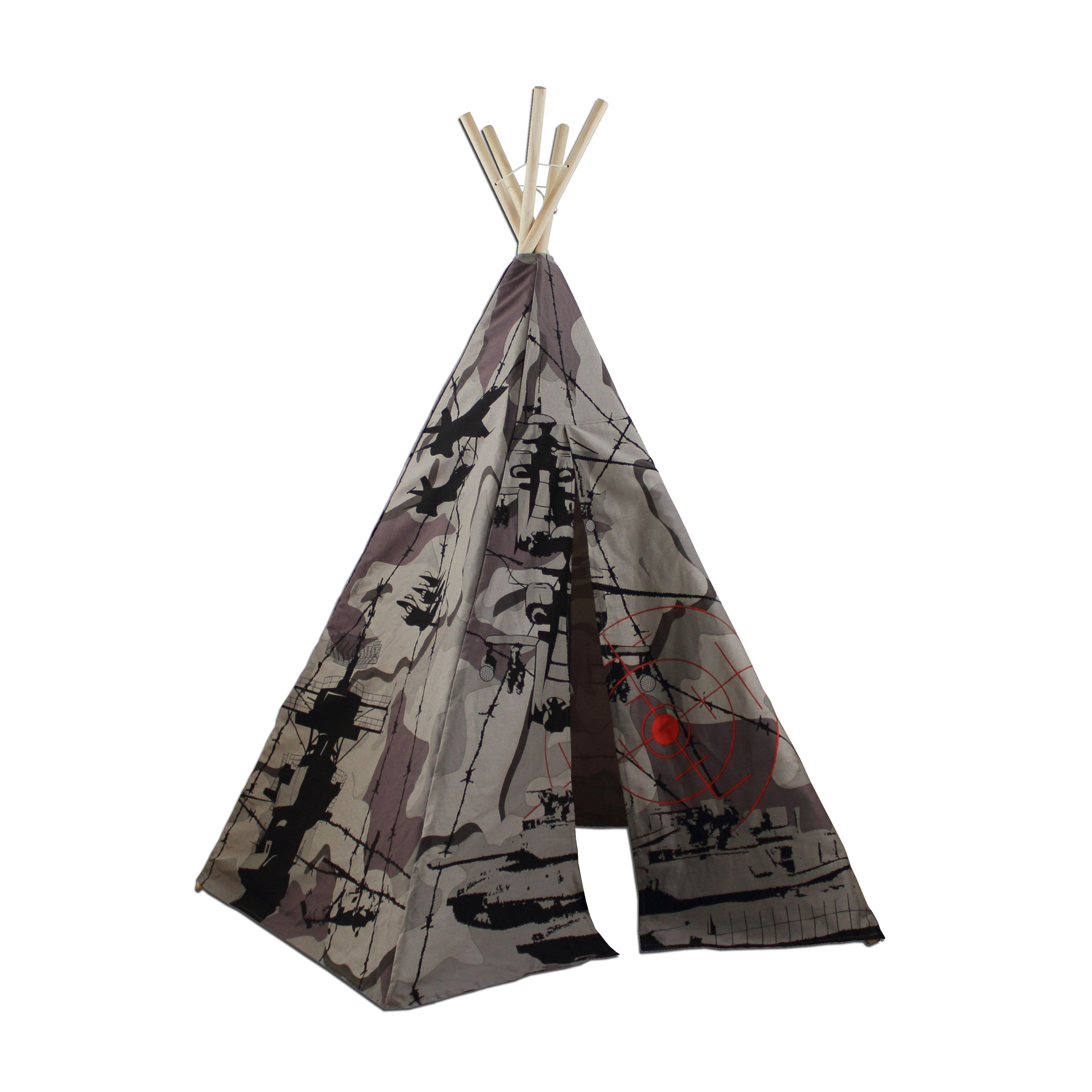 Dexton DX-3016 6 inch Hideaway 5 Panel Camo Tank Teepee- Camo