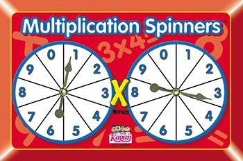 Kagan Publishing KA-MSM Multiplication Spinners