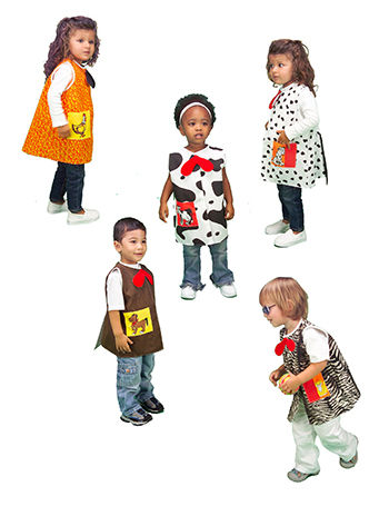 Dexter Educational Toys DEX308 Toddler Dress-Ups Animals Set Of 5