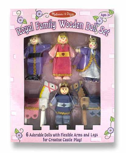 melissa & doug wooden doll family