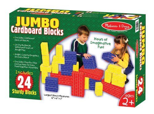 cardboard blocks