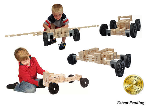 Timberworks Toys TIWI-WHVE001 Wheeled Vehicle Set
