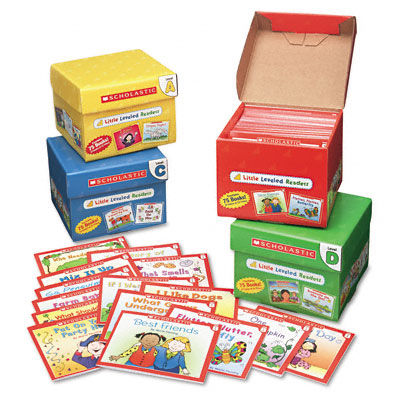 Scholastic 0439632390 Little Leveled Readers Mini Teaching Guide- 75-Books- 5 Each of 15 Titles